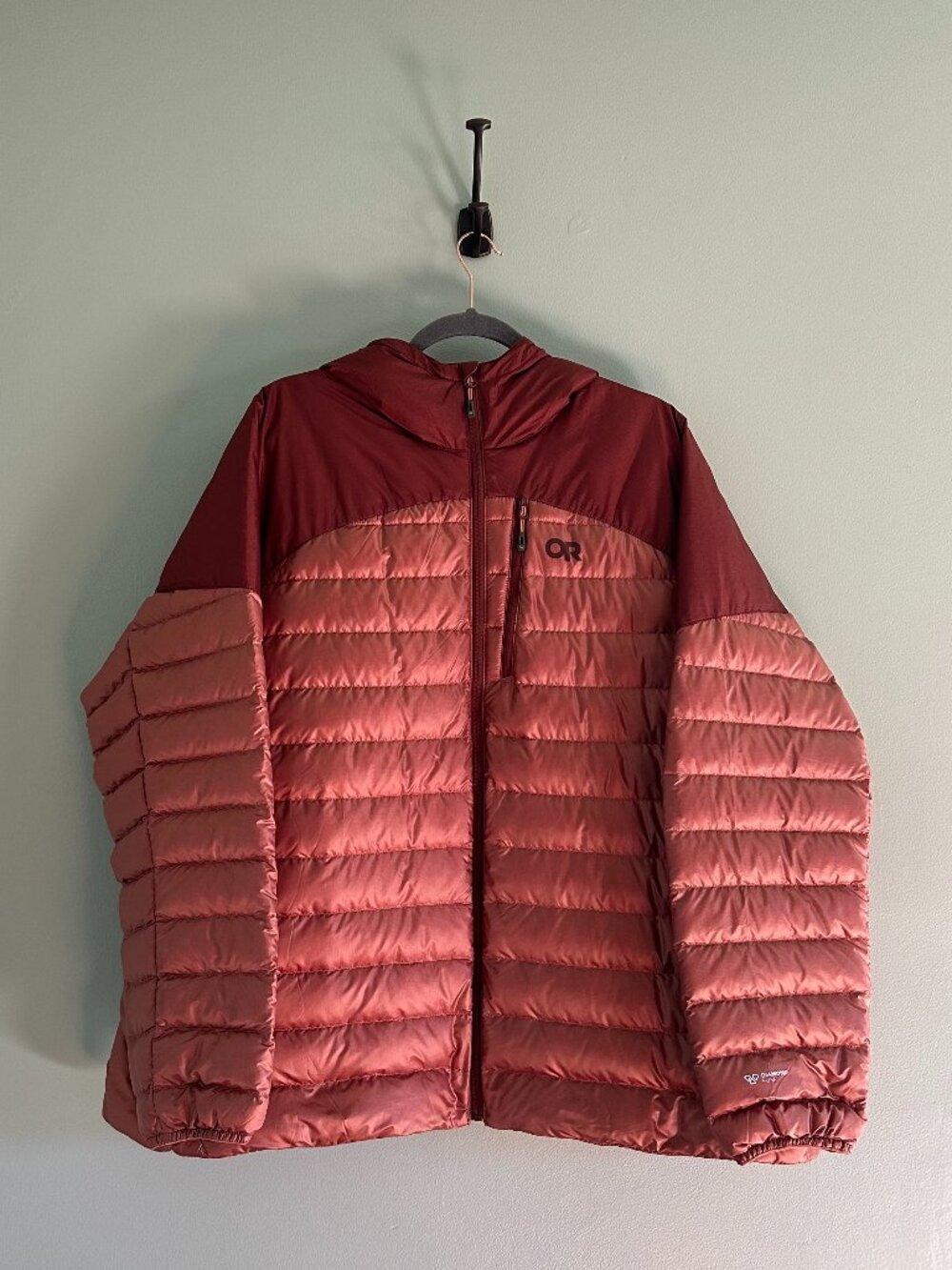 Outdoor Research Women's Helium Down Hoodie Cinnamon/Brick 3X